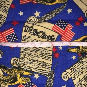 US Constitution “we The People”Patriotic America Cotton Blend Fabric 30” By 44”